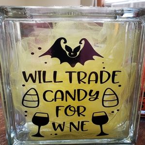Halloween Glass Light Box